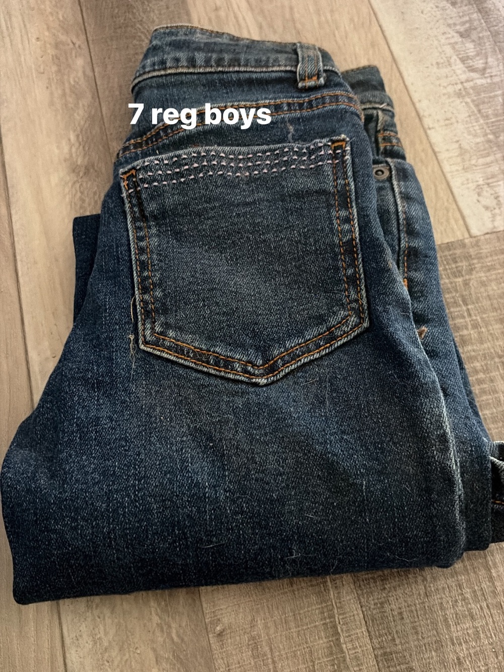 Boys Dark Blue Denim Jeans - Classic Straight Fit
